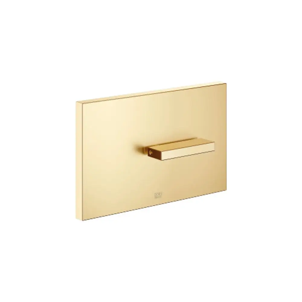 DORNBRACHT Abdeckplatte für WC-UP-Spülkasten der Firma TeCe SERIENNEUTRAL 12660979 Messing gebürstet (23kt Gold), 12660979-28 Galeriebild 1